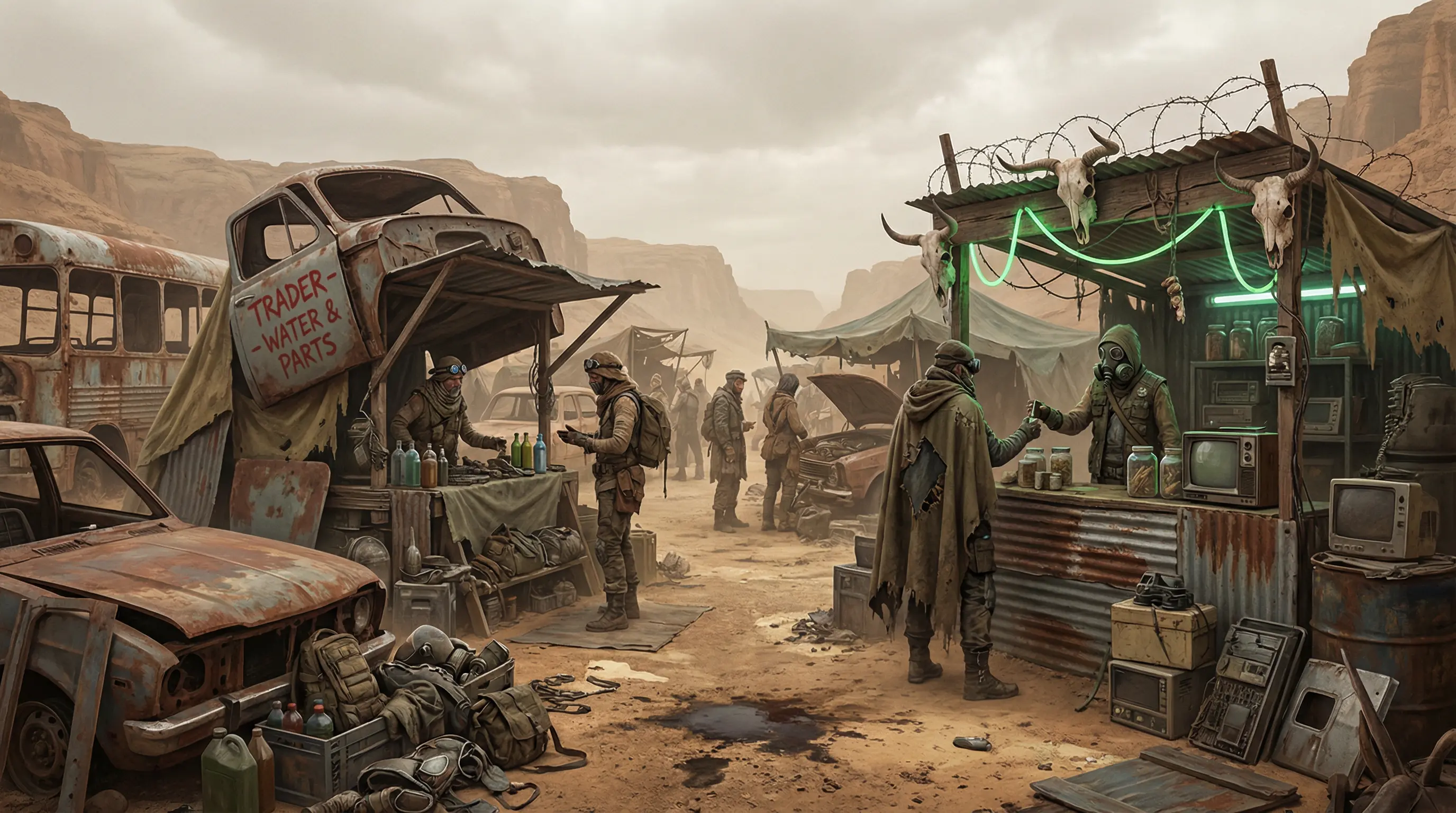 废土集市幸存者交易物资